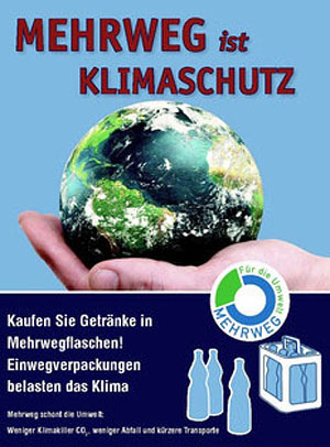 umwelt mehrweg plakat